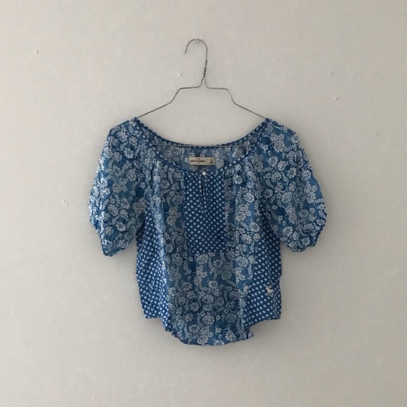 abercrombie kids Other - Abercrombie & Fitch Kids Floral Printed Shirt
